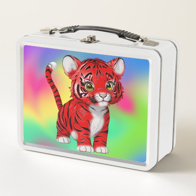 El pequeño tigre rojo (Anverso)