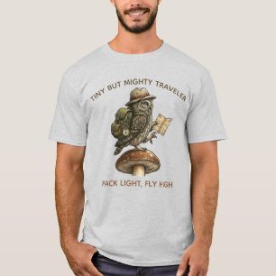 "El pequeño trotamundos" - Camiseta Pygmy Owl Expl