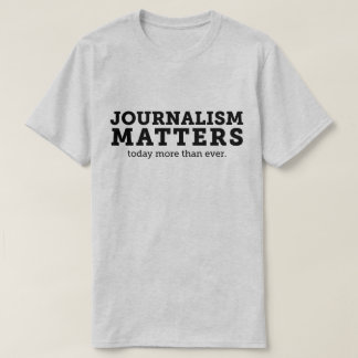 El periodismo importa hoy la camiseta de los