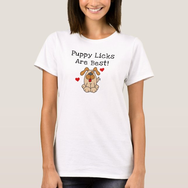 El perrito Licks es las mejores camisetas y (Anverso)