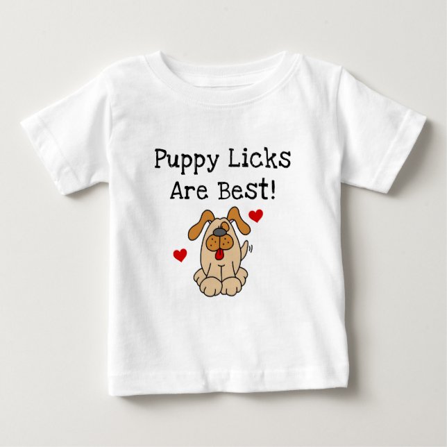 El perrito Licks es las mejores camisetas y (Anverso)