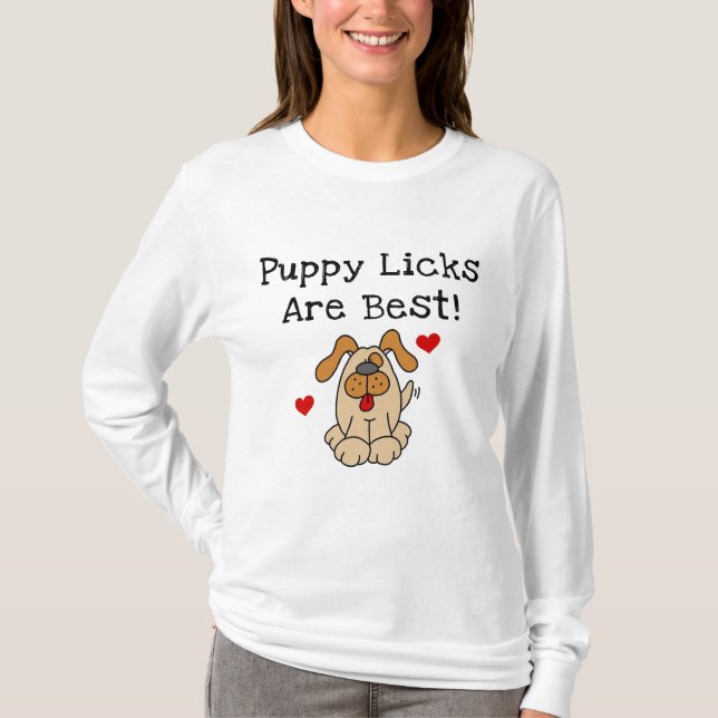 El perrito Licks es las mejores camisetas y (Anverso)