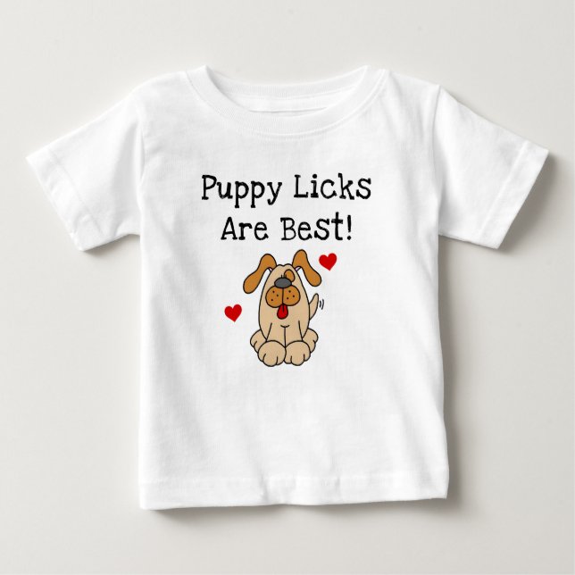 El perrito Licks es las mejores camisetas y (Anverso)
