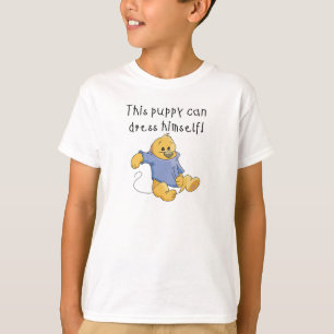 El perrito viste para arriba las camisetas y los