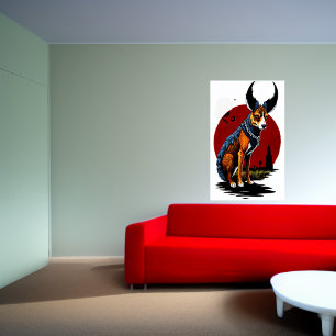 El perro de los cuernos   Arte IA