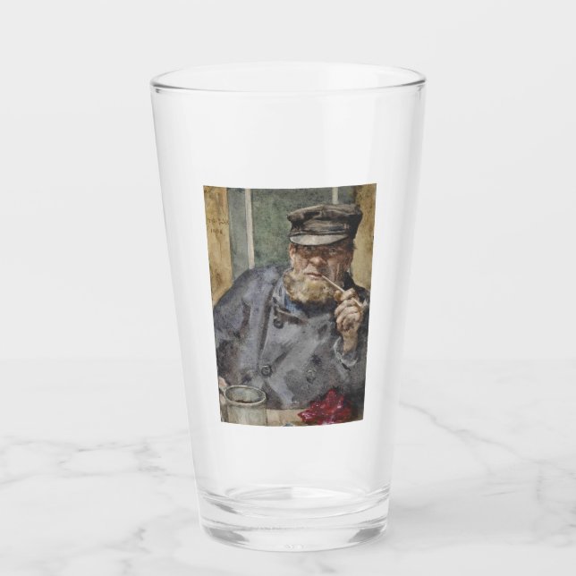 El perro del mar antiguo (por Henry Scott Tuke) (Anverso)