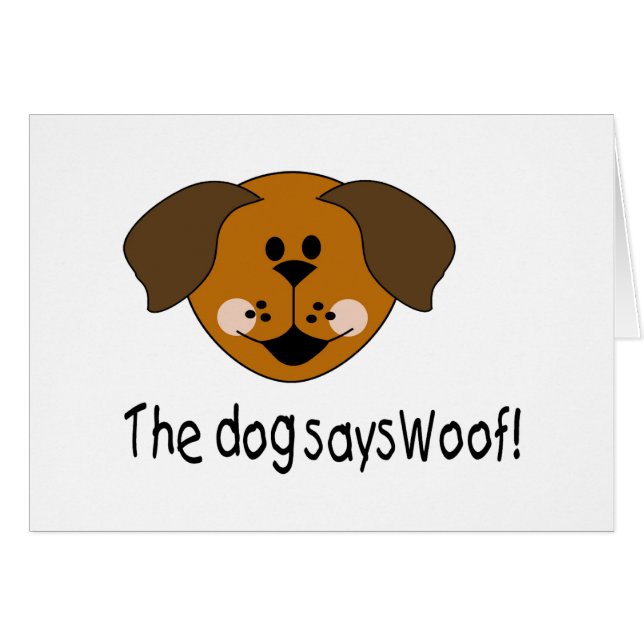 El perro dice tejido (Anverso (Horizontal))