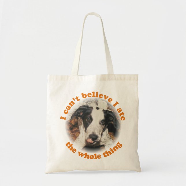 El perro I no puede creer que yo comí la bolsa de (Frente)