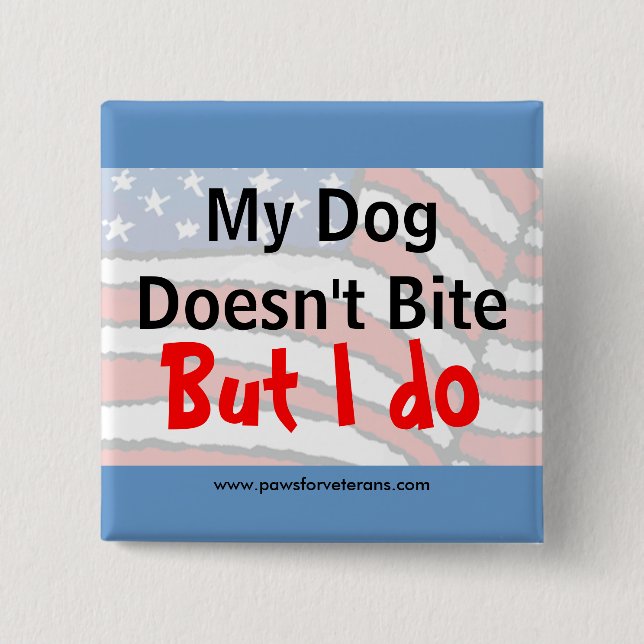 El perro no muerde el botón (Anverso)