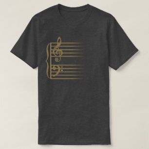 El personal de la camiseta musical