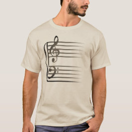 El personal de la camiseta musical