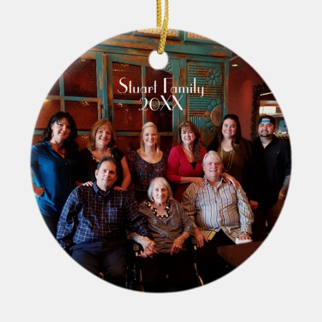 El personalizable 2 echó a un lado ornamento del (Frente)