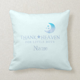 El personalizado agradece el cielo por almohada de