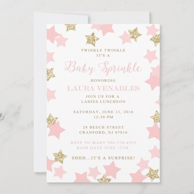 El personalizado asperja la invitación para Maria (Anverso)