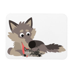 El Personalizado dulce papá Wolf y el imán flexibl