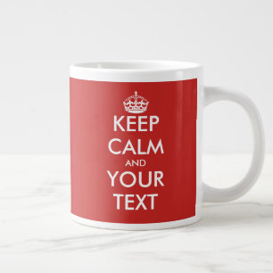 El personalizado guarda la taza enorme gigante de
