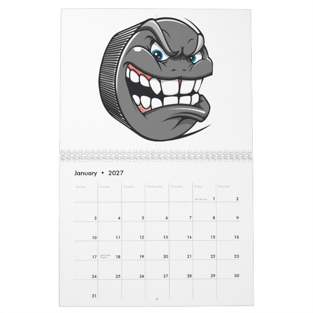 El personalizado imprimió el calendario 2015 del (Jan 2027)