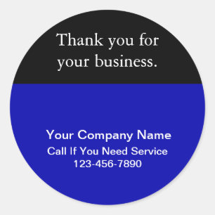 El personalizado le agradece los pegatinas