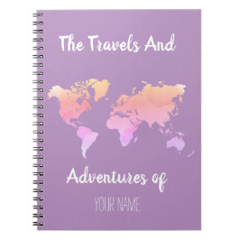 El personalizado Viaje-Inspiró el cuaderno