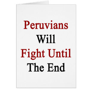 El Peruvians luchará hasta el extremo