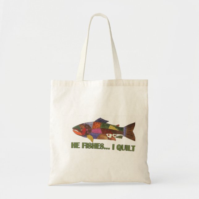 Él pesca la bolsa de asas del edredón de I (Frente)