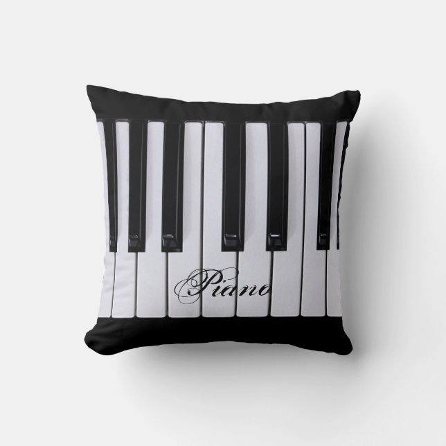 El piano blanco y negro cierra la almohada (Anverso)