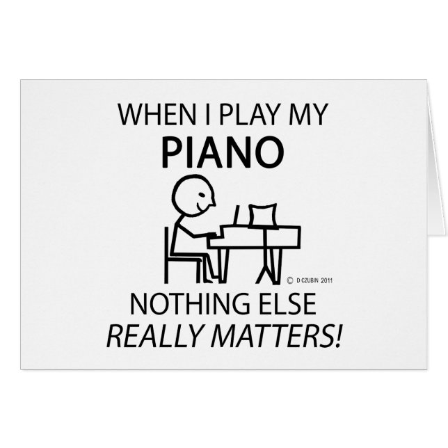 El piano nada más importa (Anverso (Horizontal))
