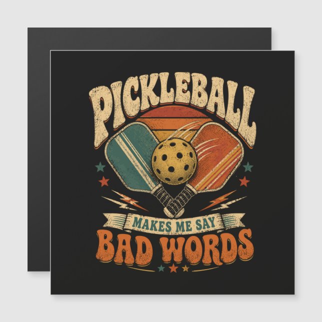 El Pickleball Me Hace Decir Palabras Malas (Anverso/Reverso)