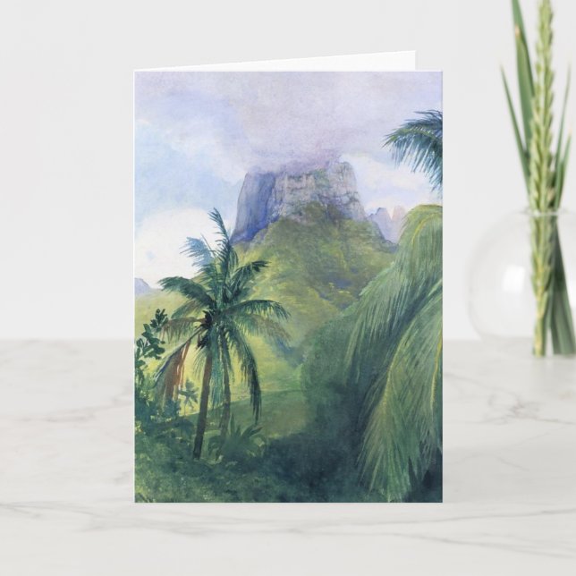 "El pico de la tarjeta de Mauna Roa" - Juan (Anverso)