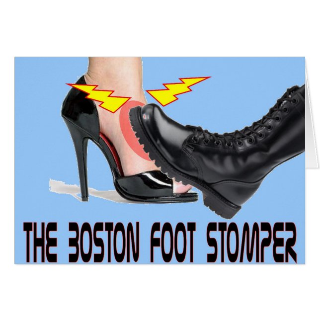 El pie Stomper de Boston (Anverso (Horizontal))