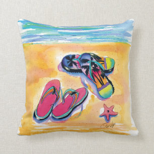 El pie suelta la almohada