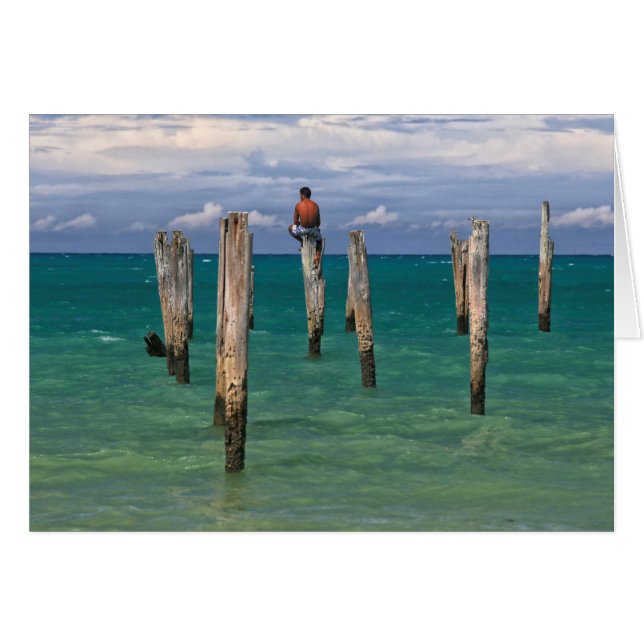 El Pier En La Playa De Coqueiros En Trancoso (Anverso (Horizontal))