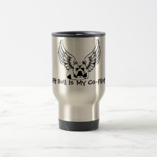 El pitbull es mi taza del viaje del copiloto -