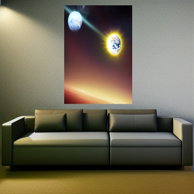 El planeta rojo | Poster de arte de IA (Subido por el creador)