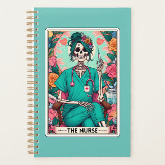 El planificador de la tarjeta de enfermera Tarot