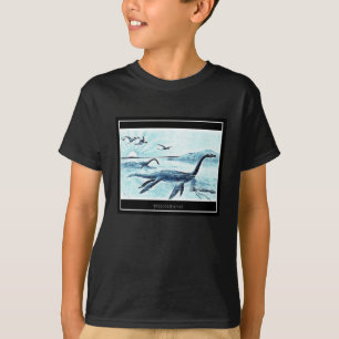 El Plesiosaurus embroma la camiseta - oscuridad