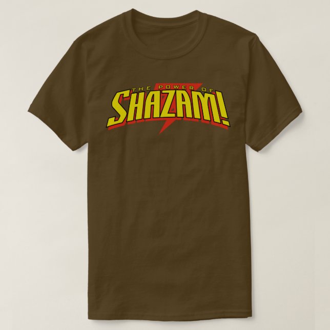 el poder de la camiseta shazam (Diseño del anverso)