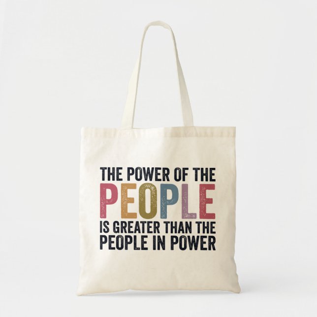 El poder de la gente se pone la bolsa (Frente)
