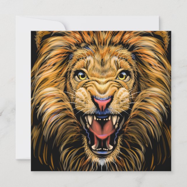 El poder de la invitación al león (Anverso)