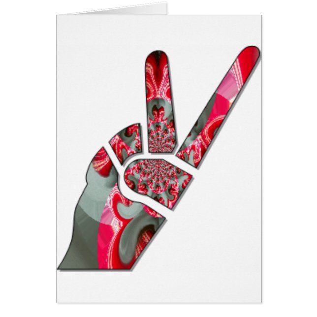 El poder en la palma: El saludo de los dos dedos (Frente)