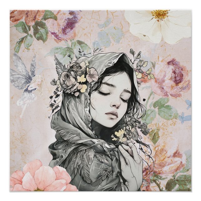 El poder en silencio - Poster Inspirador moderno (Anverso)