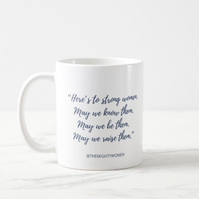 El ~ poderoso de la taza de las mujeres "aquí está (Izquierda)
