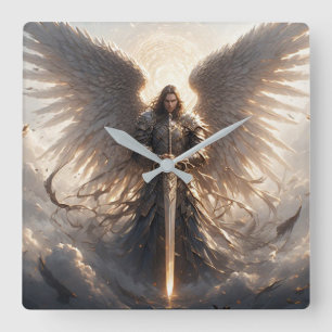 El poderoso reloj de pared de St Michael el Arcáng