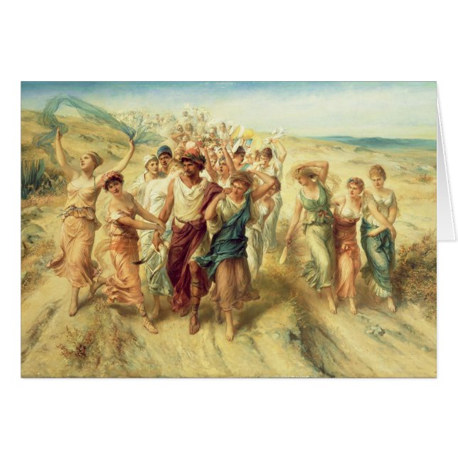 El poeta Anacreon (570-485 A.C.) con sus musas, (Anverso (Horizontal))