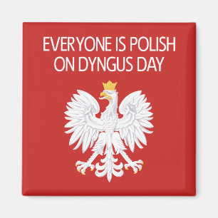 El polaco de todos en el imán del Día del Dingus