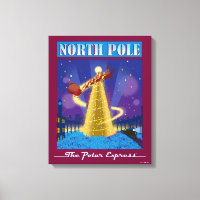 El Polar Express | Arte de Viajes Vintage del Polo