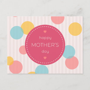 El polka hace feliz día de la madre Postal