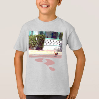 El pollo cruza la carretera... ¿POR QUÉ? Camiseta