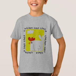 El pollo dice las camisetas y los regalos del
