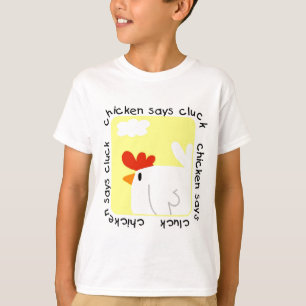 El pollo dice las camisetas y los regalos del